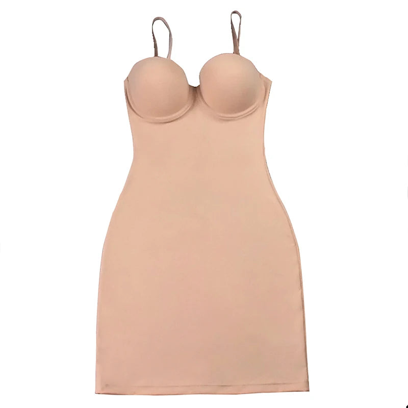 Full-Length Shapewear Slip Dress